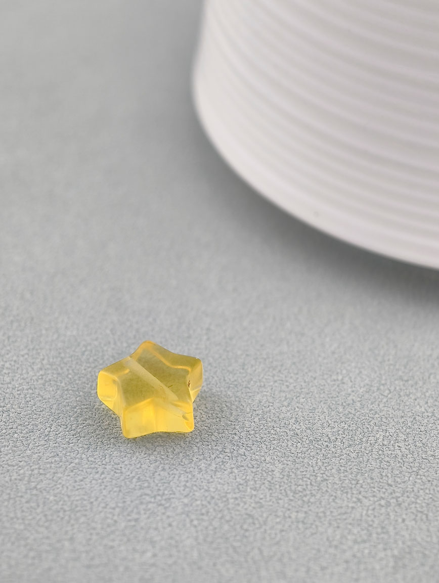 Natural Colored Fluorite Star DIY Accessory