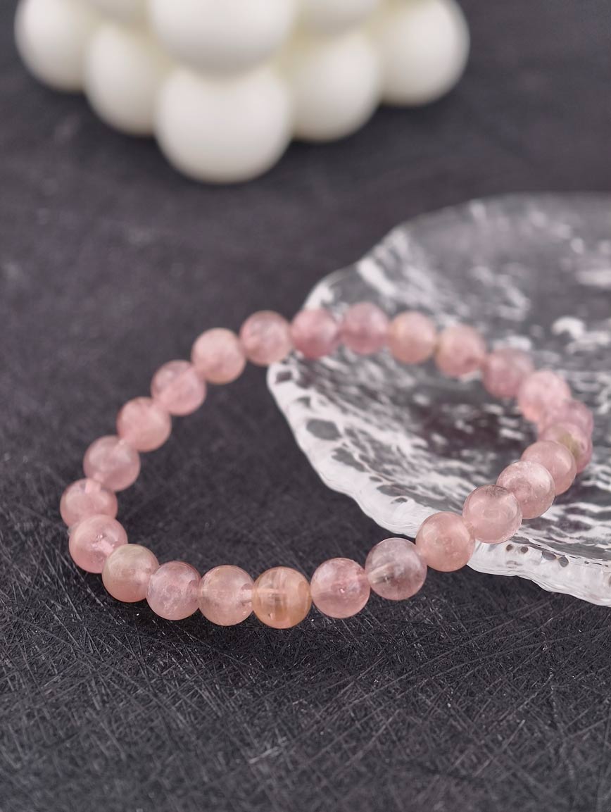 Natural Pink Tourmaline Bracelet