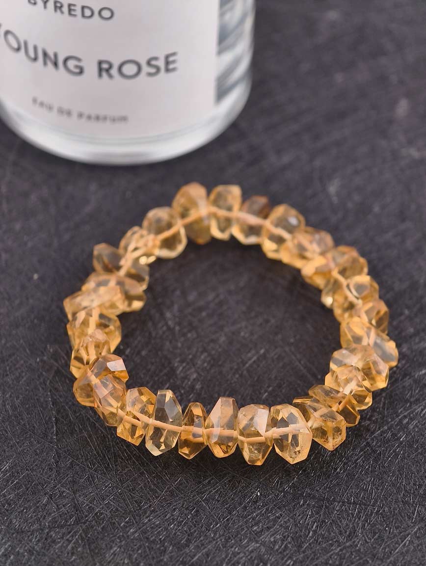 Natural Irregular Citrine Bracelet