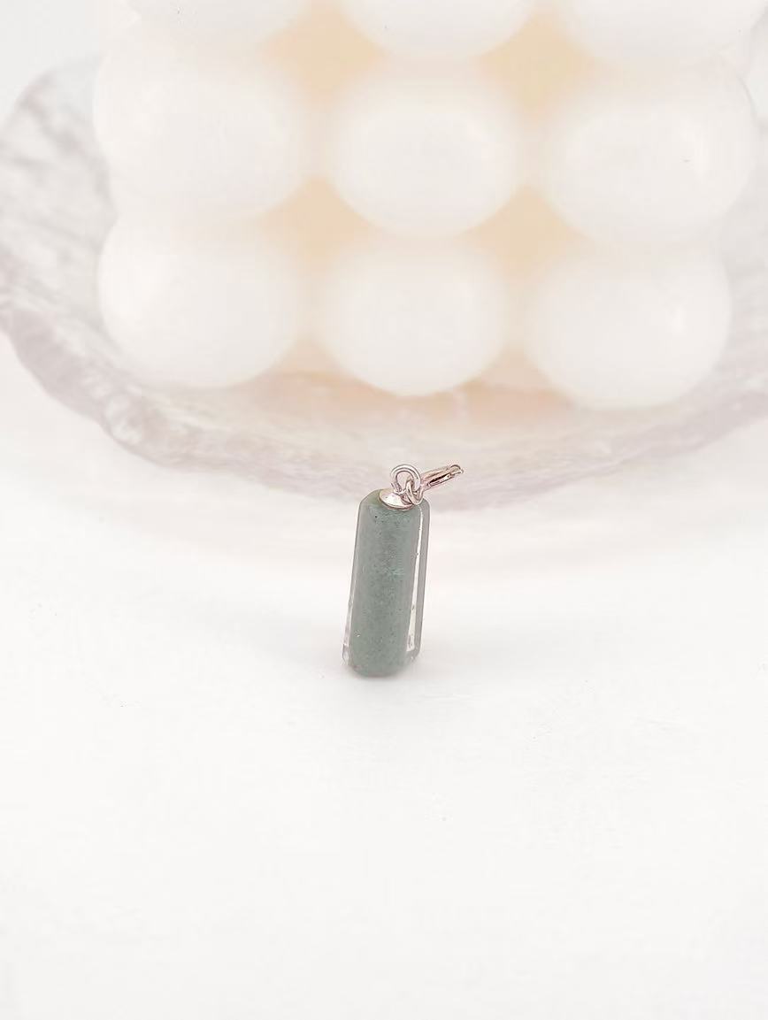 Natural Green Phantom Pendant