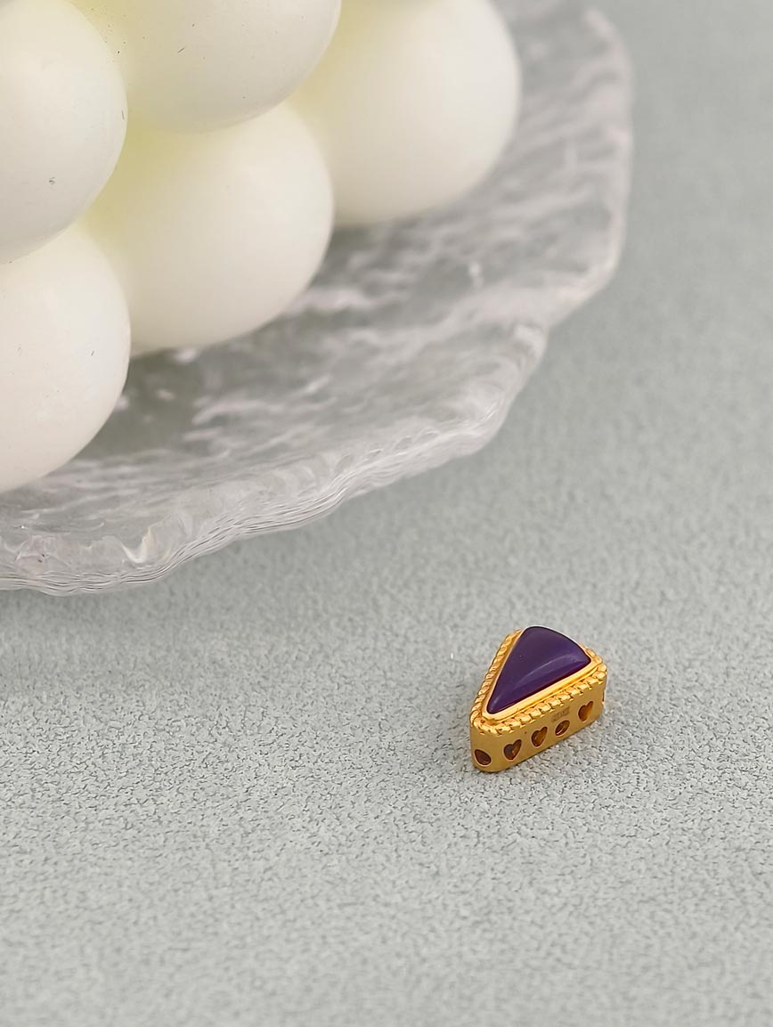 18K Gold Sugilite DIY Accessory