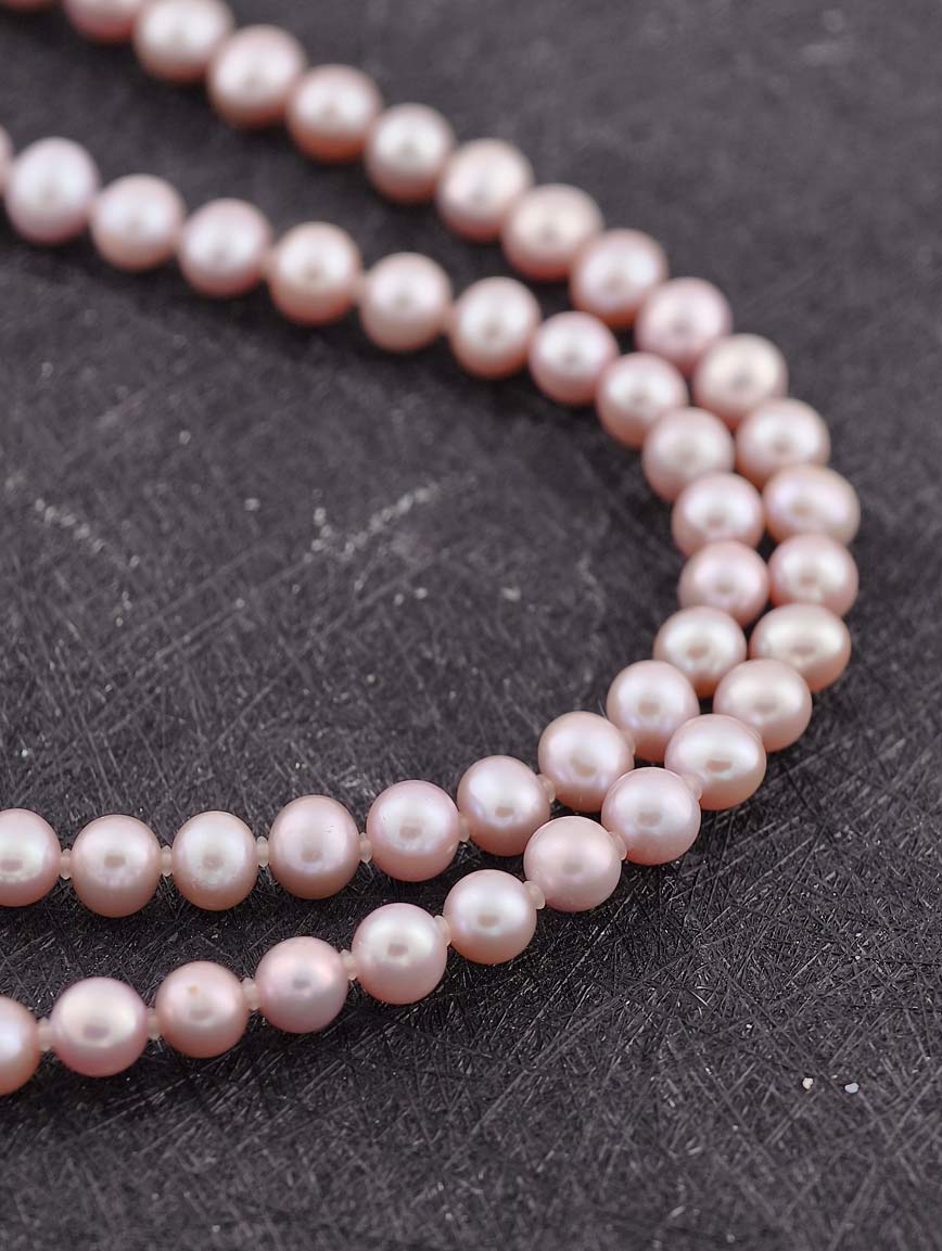 Smoky Purple Freshwater Pearl Necklace