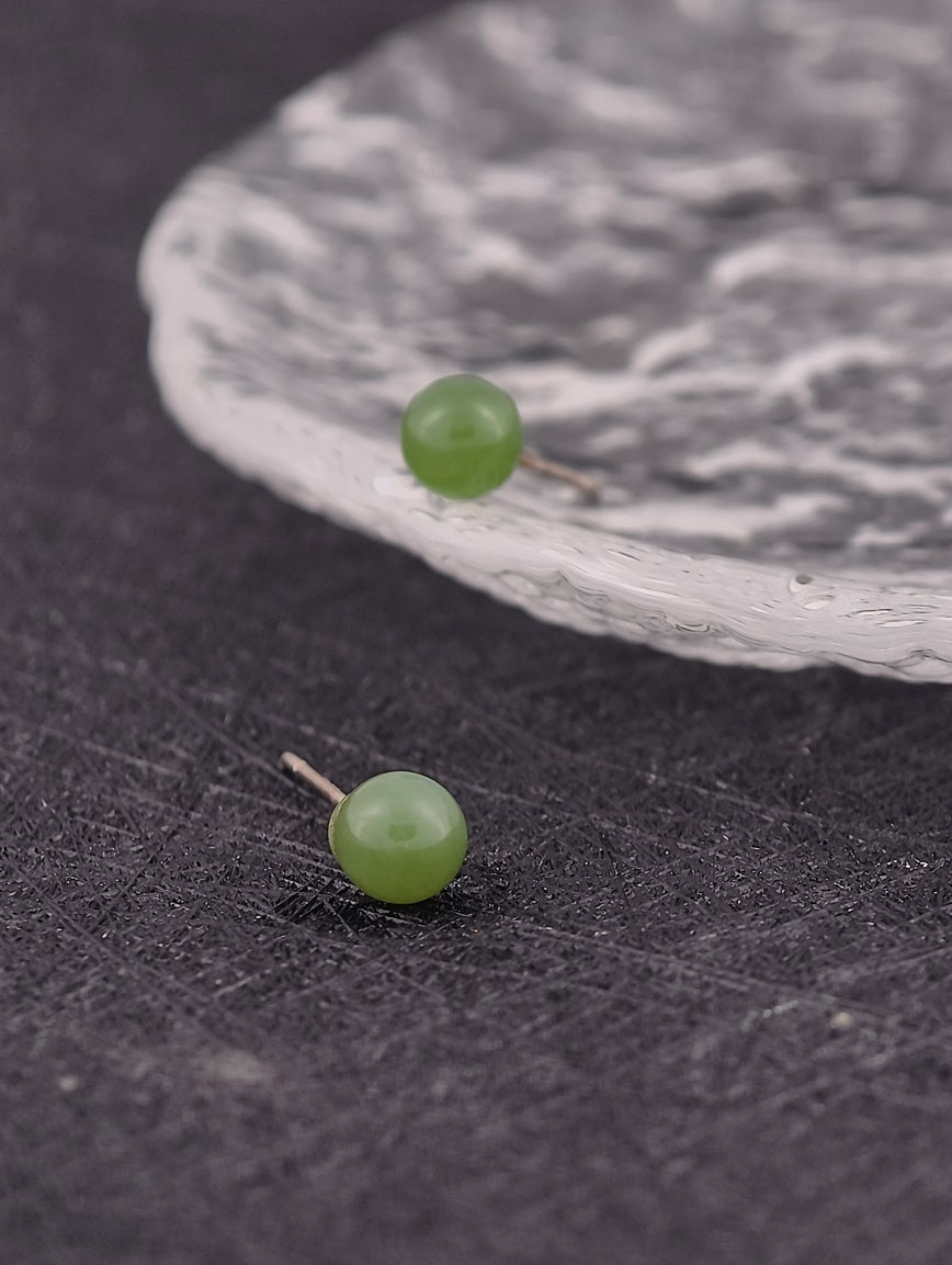 Natural Jasper Sterling Silver Earrings