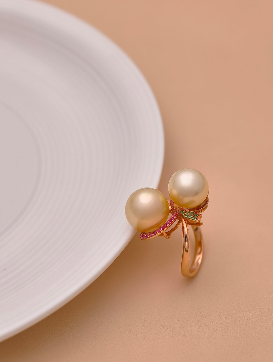 South Sea Golden Pearl Ring