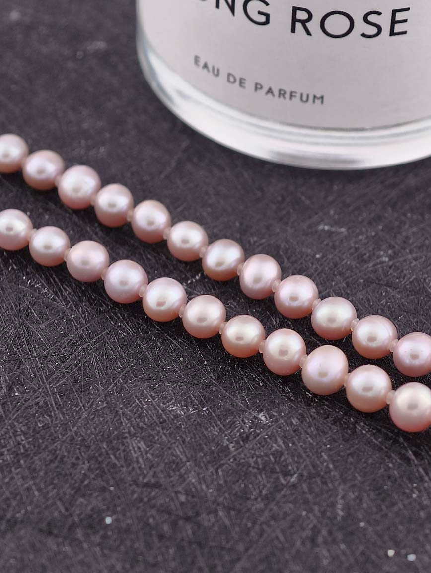 Smoky Purple Freshwater Pearl Necklace