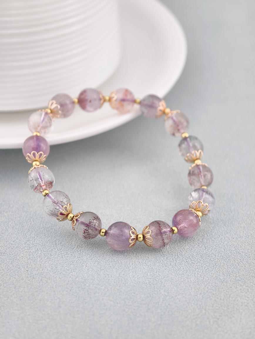 Natural Super Seven Delicate Style Bracelet