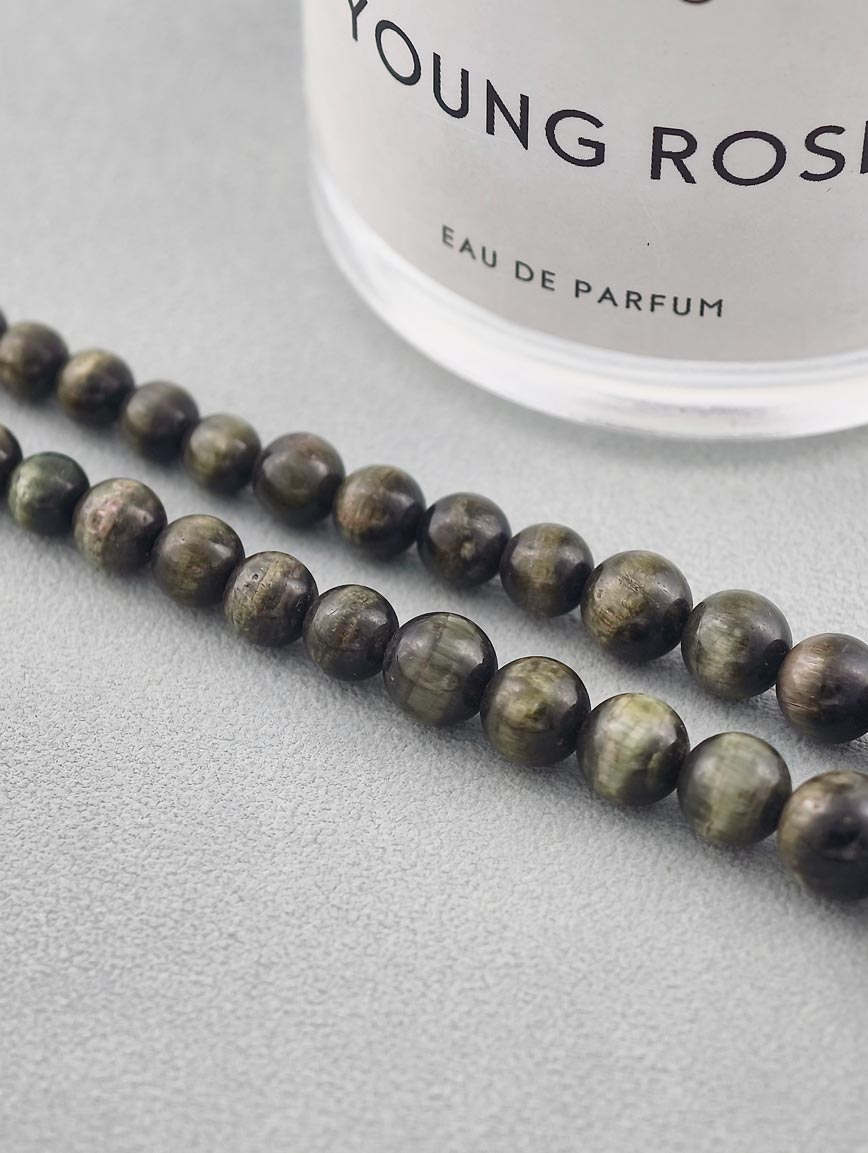 Natural Green Tourmaline Gradient Necklace