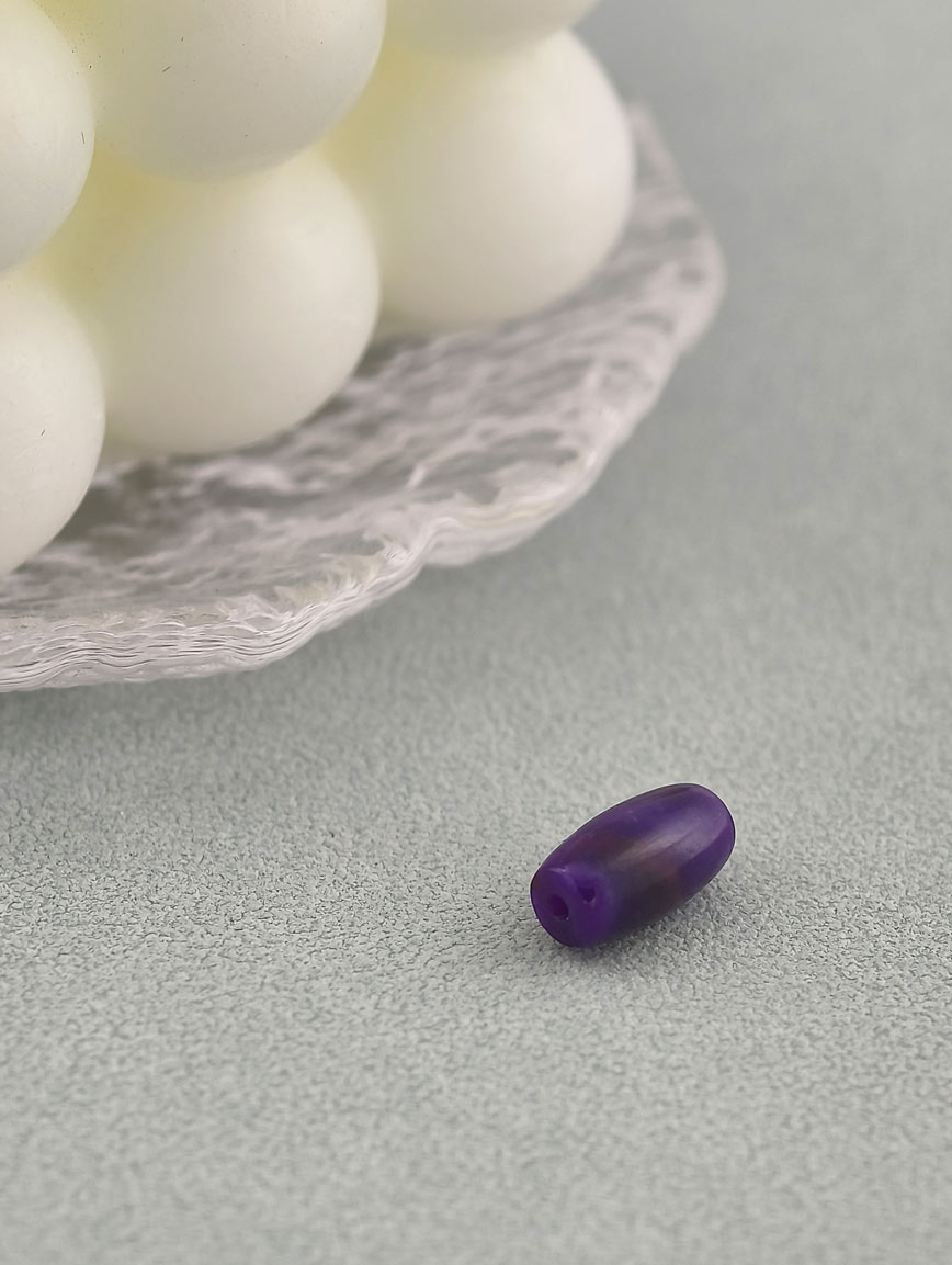 Natural Sugilite Rice Bead Shaped DIY Accessory