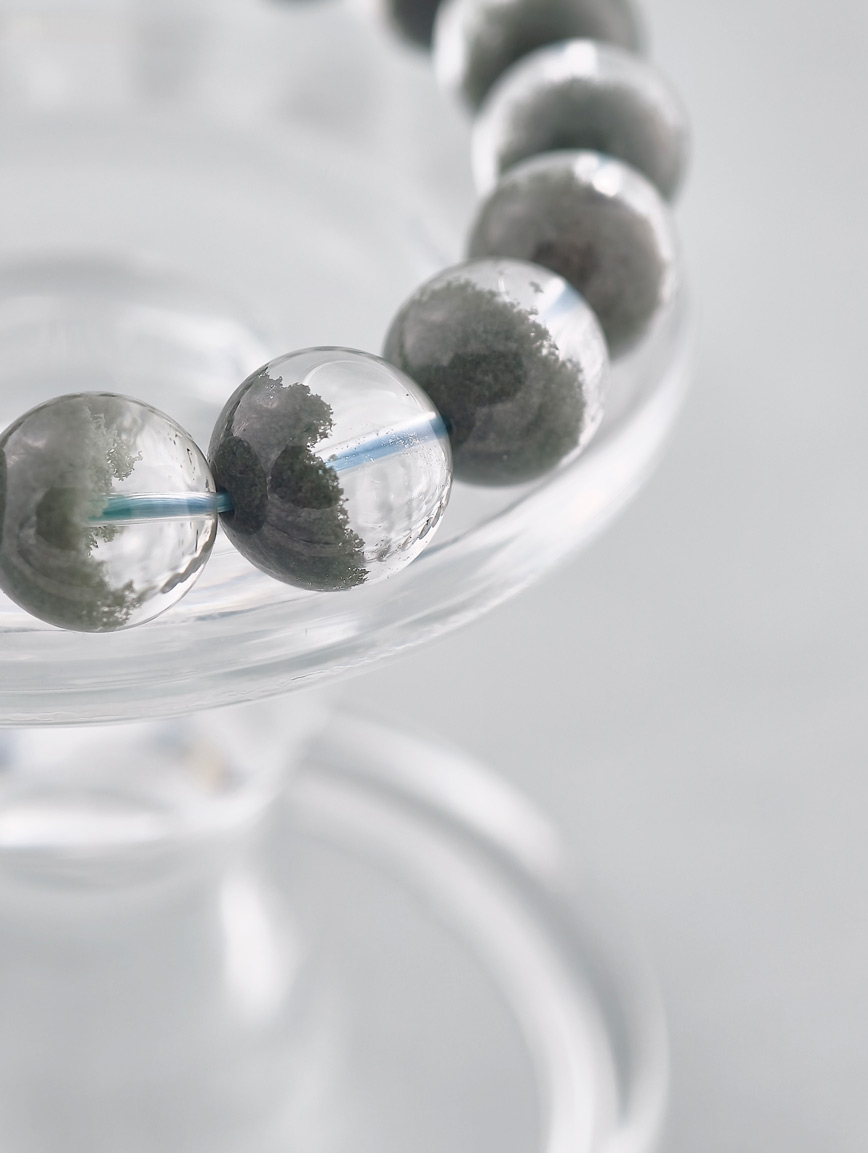 Natural Green Phantom Treasure Basin Bracelet