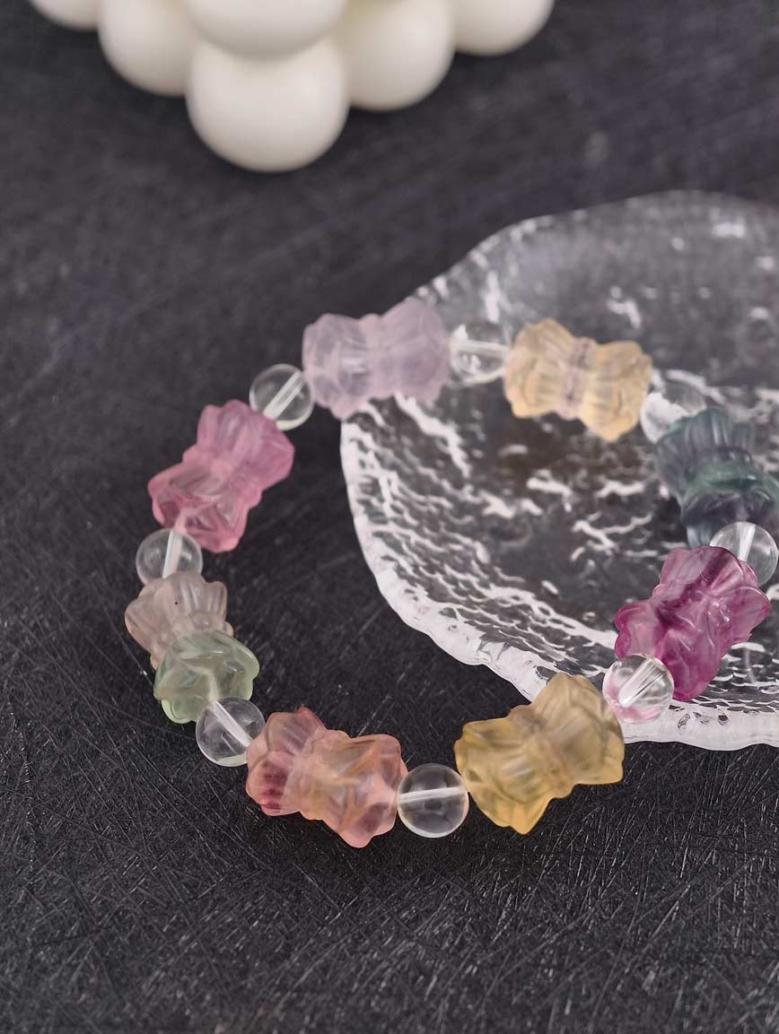 Natural Fluorite Delicate Style Bracelet