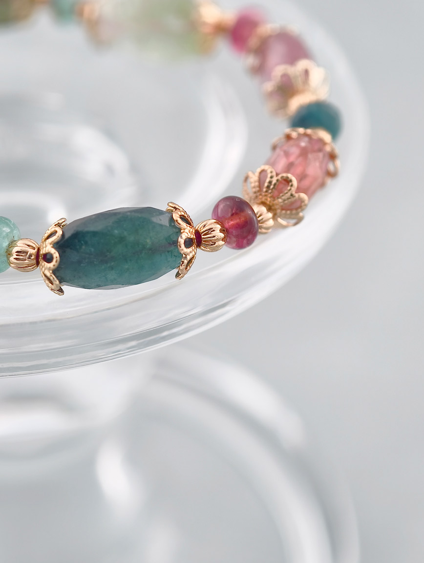 Natural Tourmaline Delicate Style Bracelet
