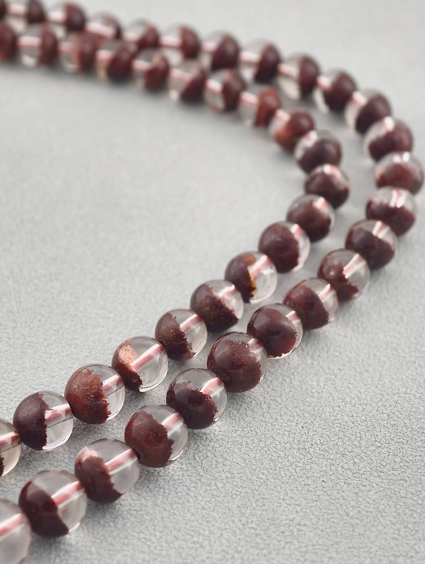 Natural Treasure Basin Red Phantom Necklace