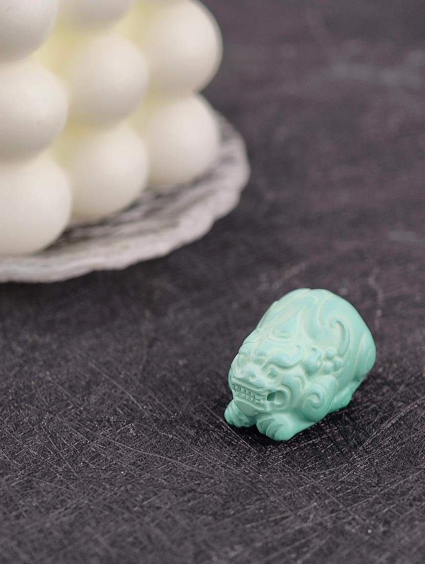 Natural Turquoise Pi Xiu DIY Accessory