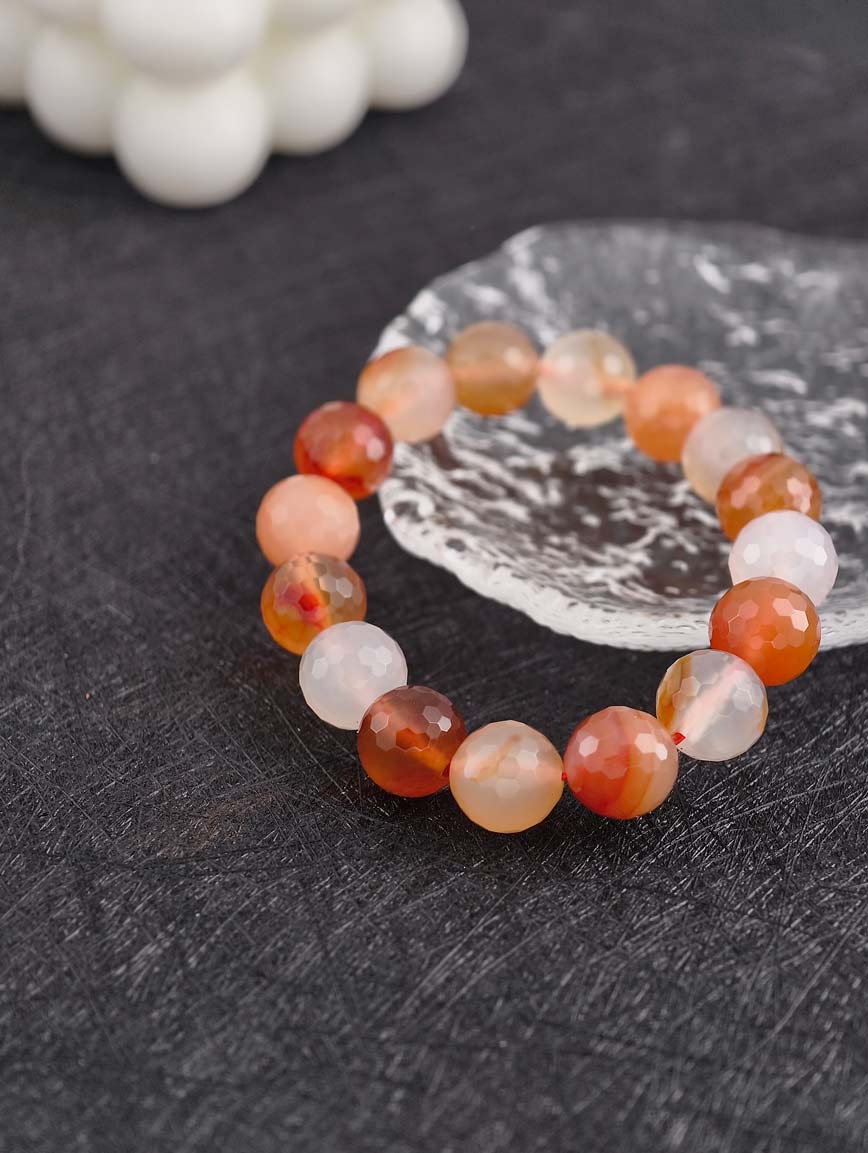 Natural Agate Simple Style Bracelet