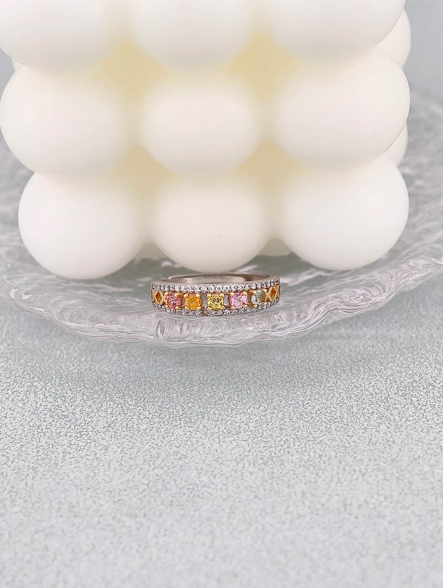 Natural Colored Tourmaline Ring