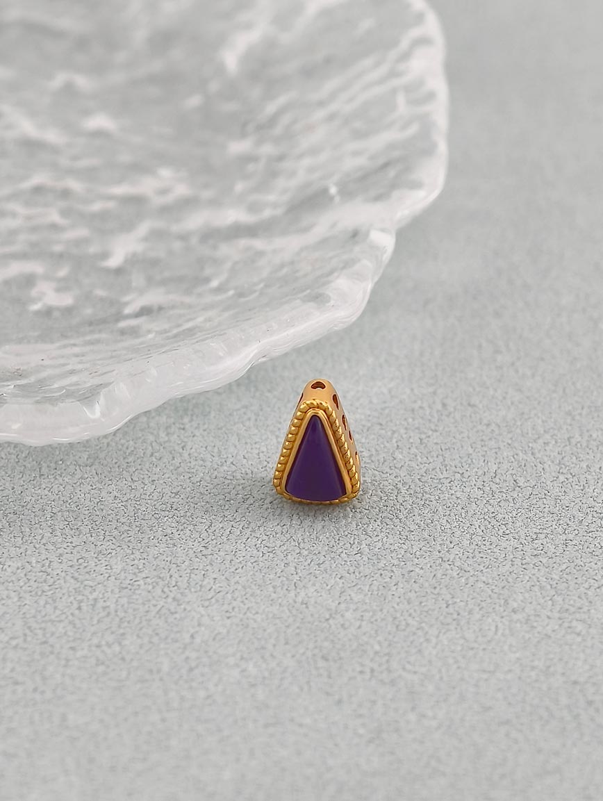 18K Gold Sugilite DIY Accessory
