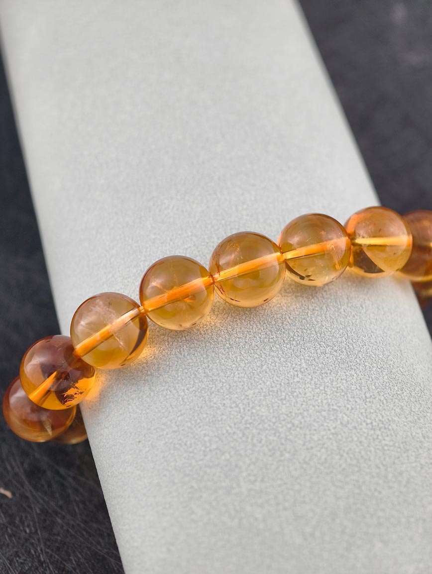Natural Citrine Simple Style Bracelet