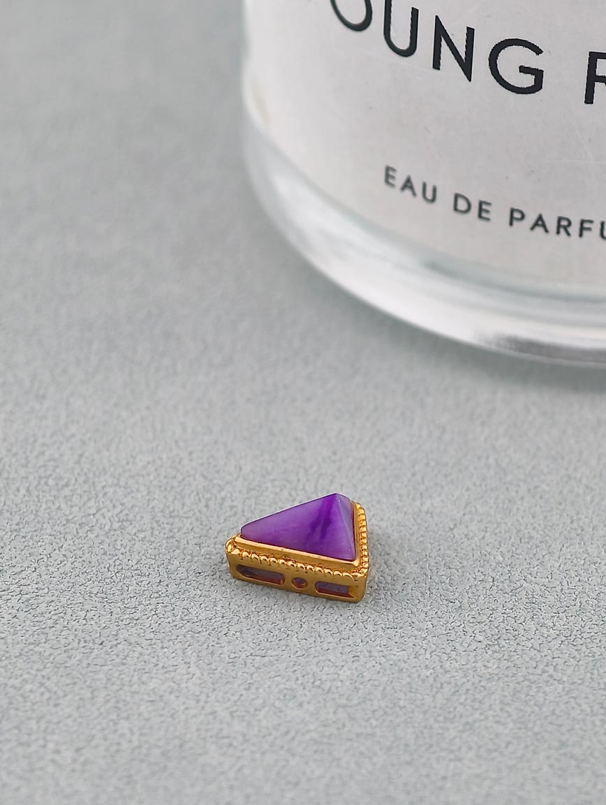 18K Gold Sugilite Exquisite Style DIY Accessory