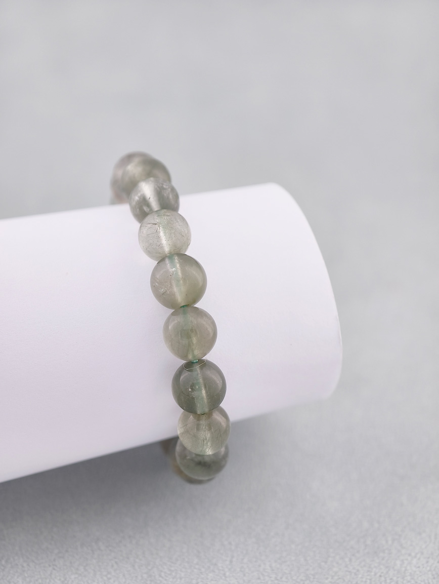 High Quality Green Rutilated Quartz Bracelet