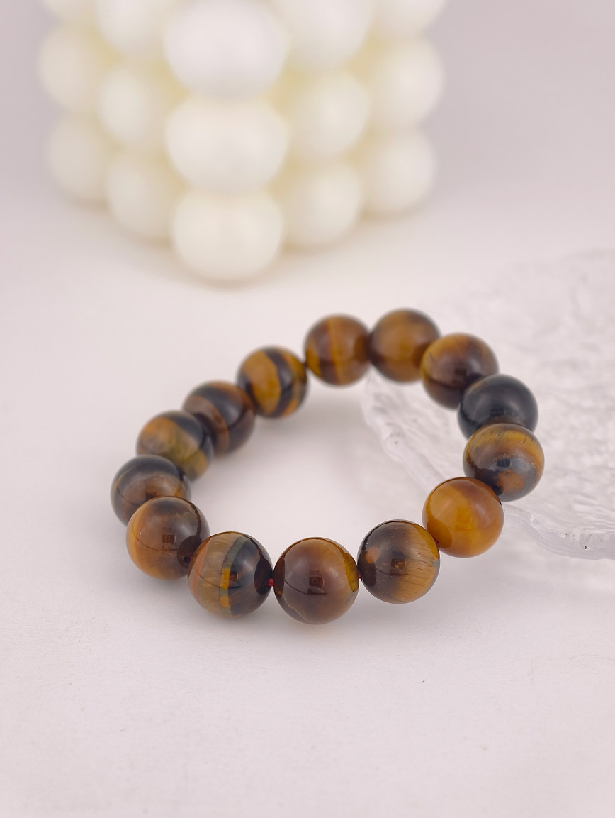 Natural Yellow Tiger's Eye Bracelet