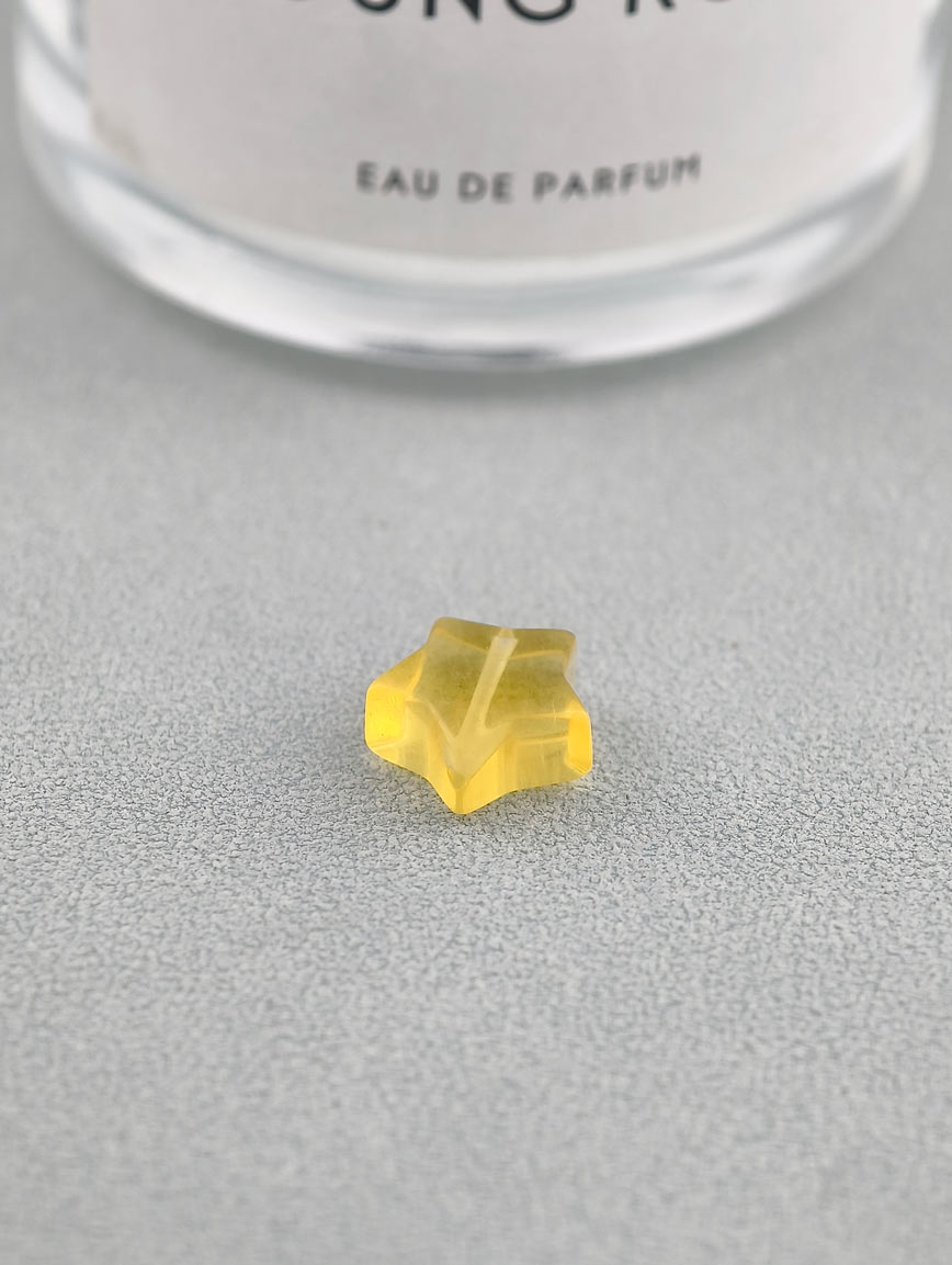 Natural Colored Fluorite Star DIY Accessory