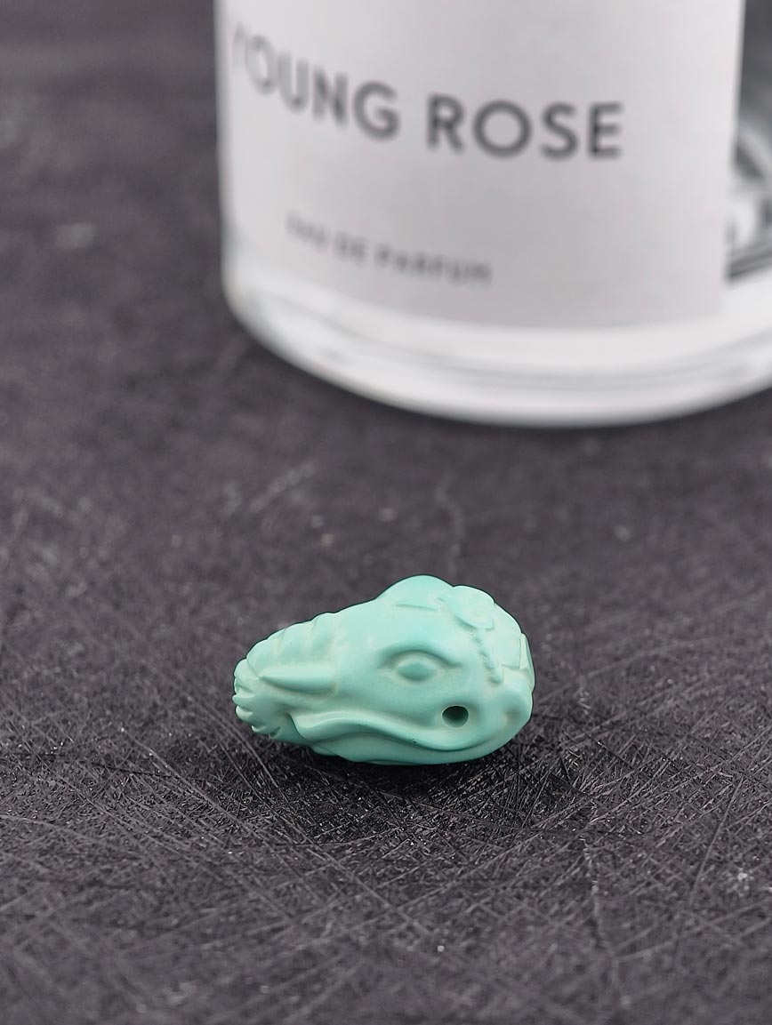 Natural Turquoise Elephant DIY Accessory