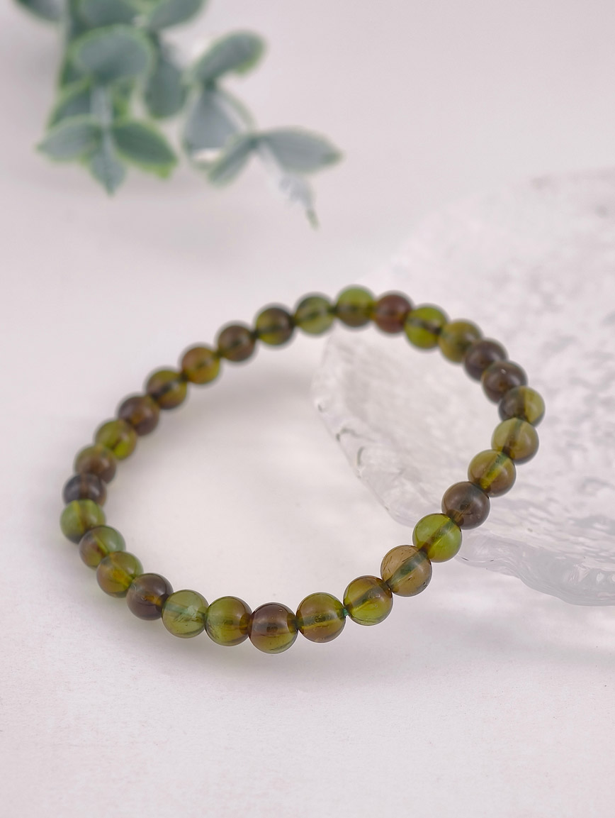 Natural Green Tourmaline Bracelet