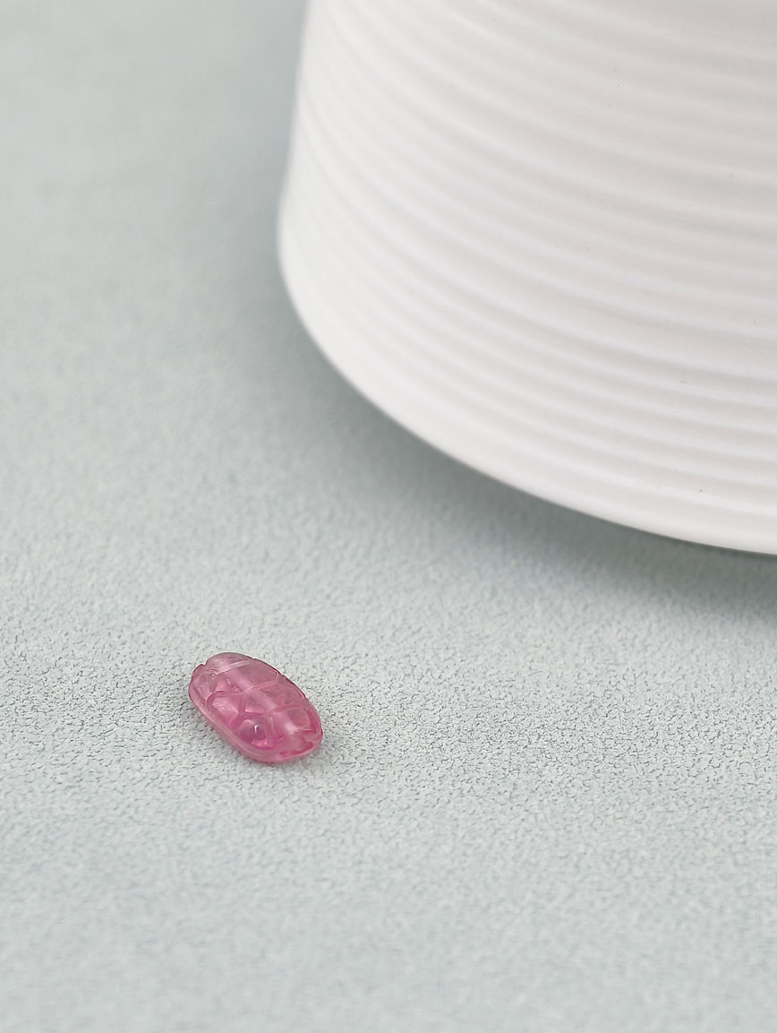 Natural Three Colors of Tourmaline Tortoise Shell DIY Accessory