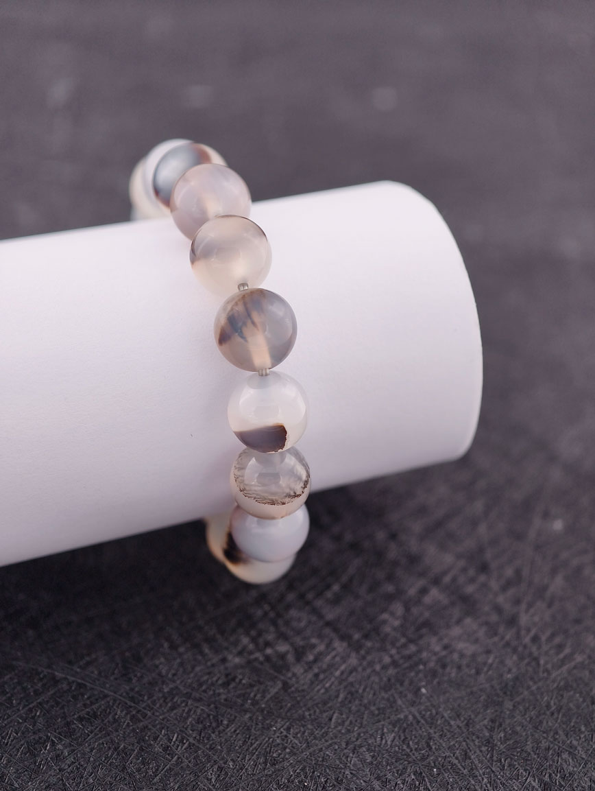 Natural Ink Painting Agate Bracelet