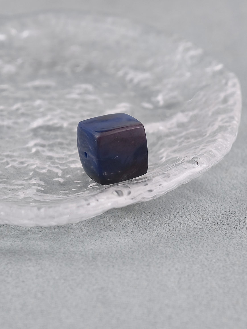 Natural Dark Night Blue Cube Sugilite DIY Accessory