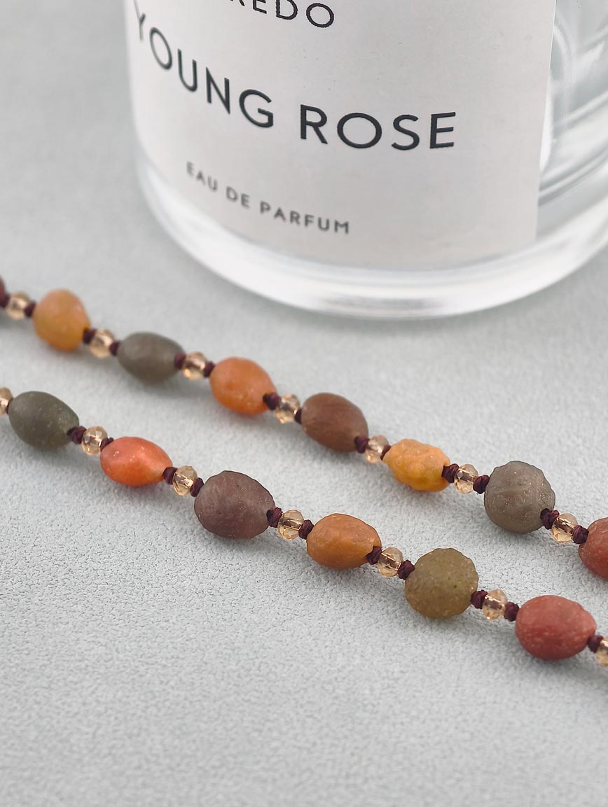 Natural Alxa Agate Necklace