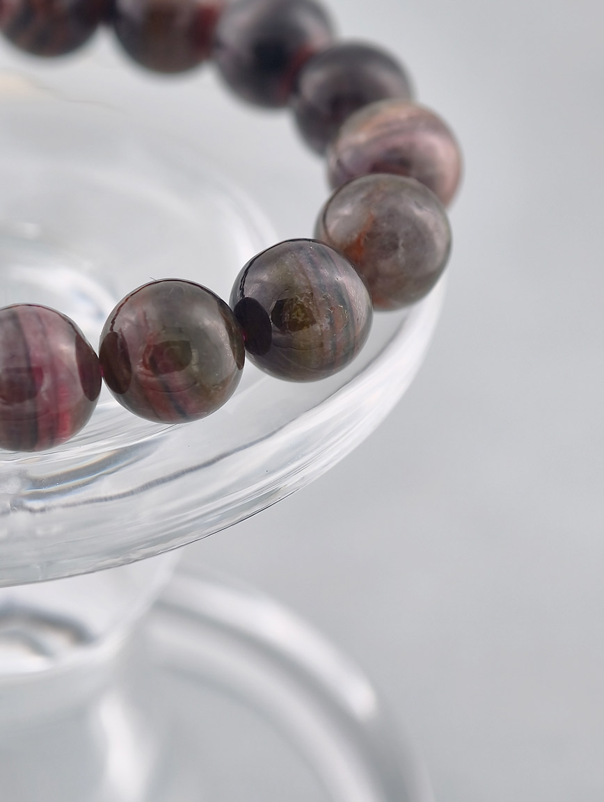 Natural Layered Watermelon Tourmaline Bracelet