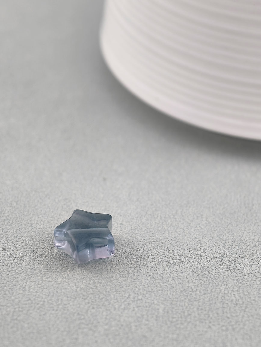 Natural Colored Fluorite Star DIY Accessory