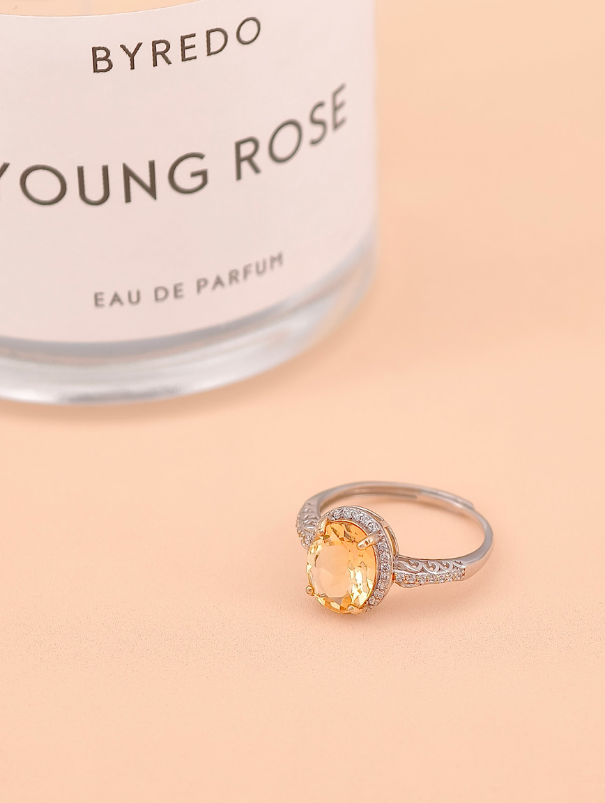 Natural Citrine Ring
