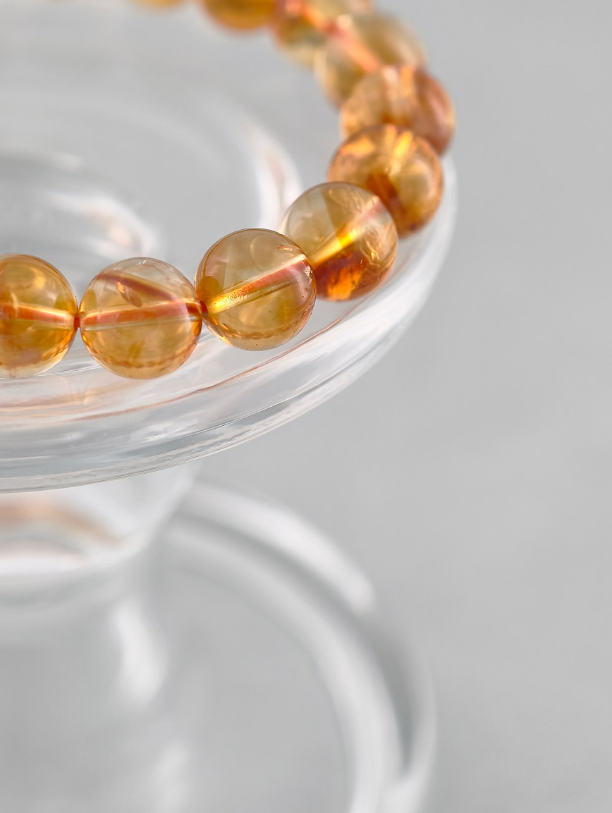 Natural Brazilian Old Mine Citrine Bracelet