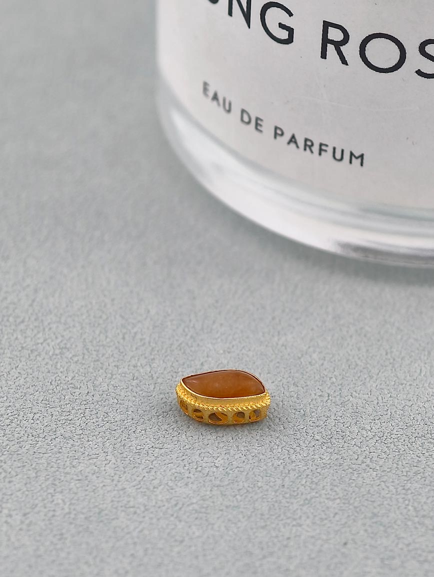 18K Gold Natural Sugilite DIY Accessory