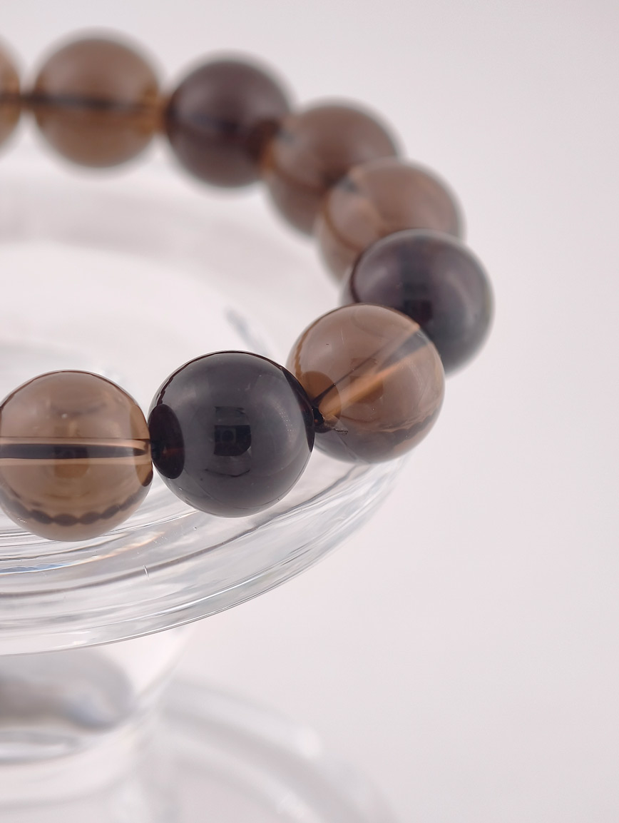 Natural Smoky Quartz Simple Style Bracelet