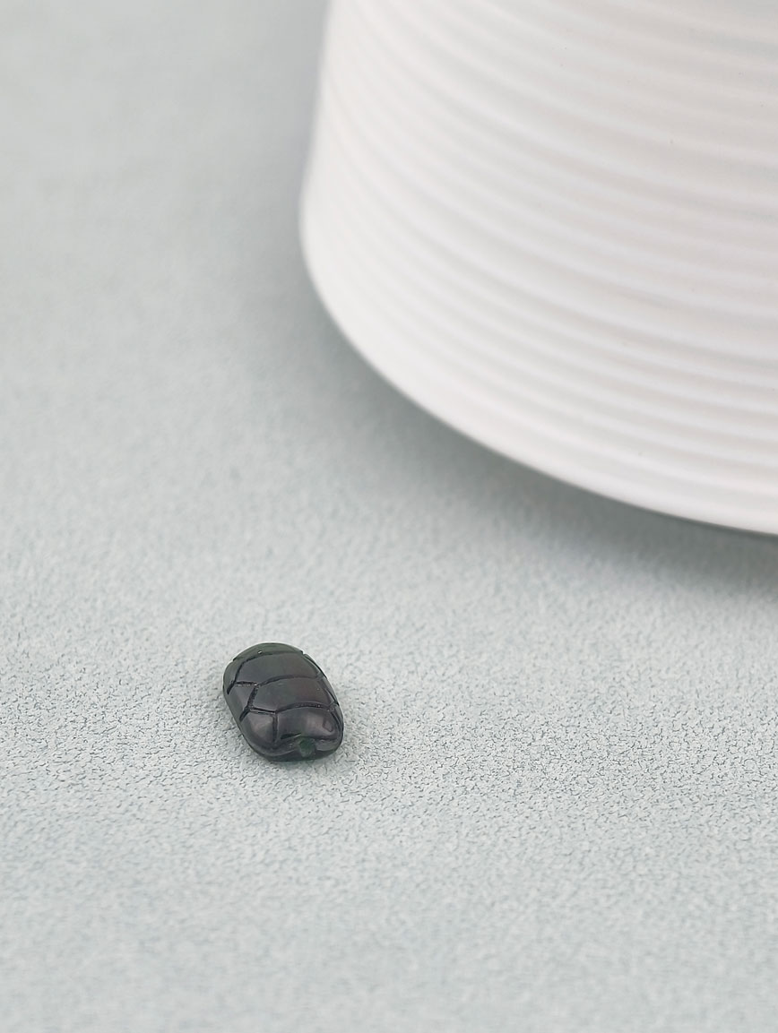 Natural Three Colors of Tourmaline Tortoise Shell DIY Accessory