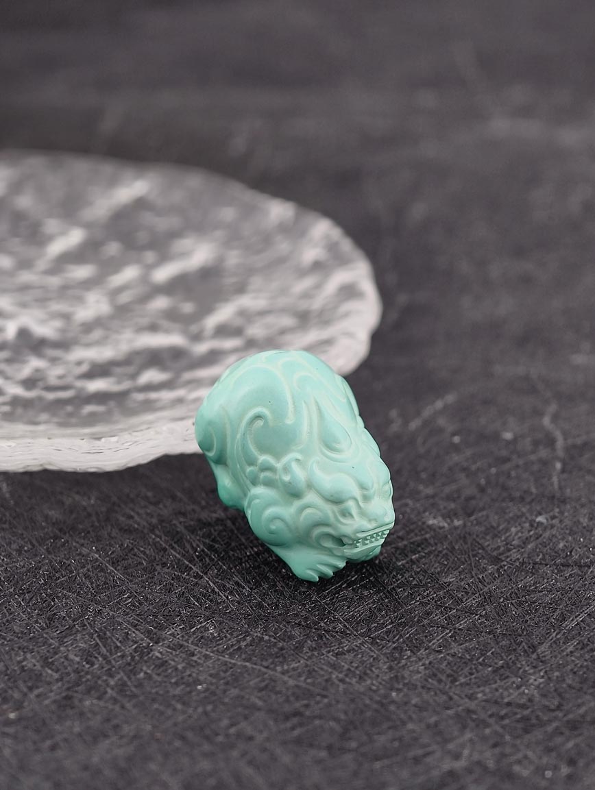 Natural Turquoise Pi Xiu DIY Accessory