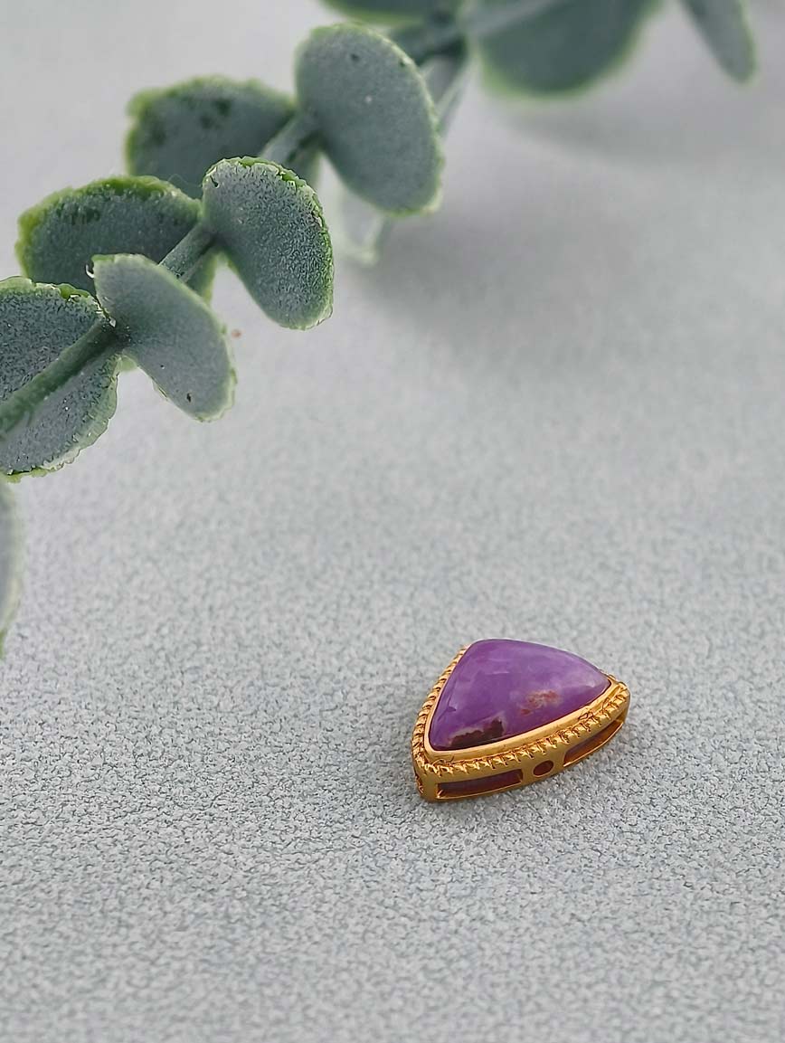 18K Gold Sugilite Fashion Personality Handmade DIY Accessory