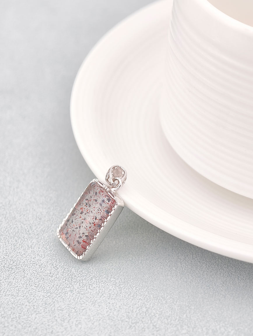 Natural Super Seven Sterling Silver Pendant