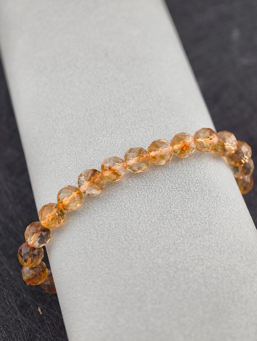 Natural Faceted Citrine Bracelet