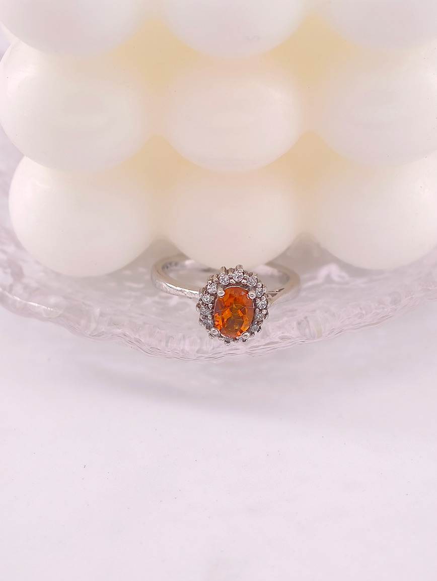 Natural Citrine Delicate Ring