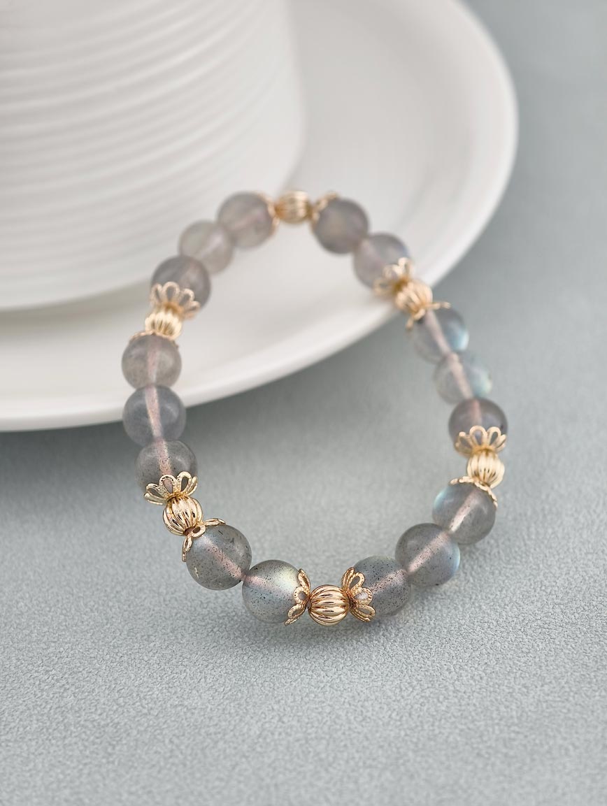 Natural Labradorite Delicate Style Bracelet
