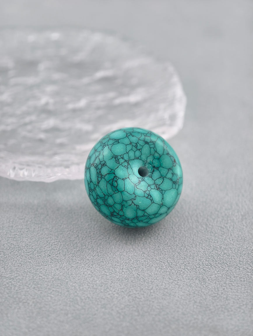 Natural Turquoise Peace Buckle DIY Accessory