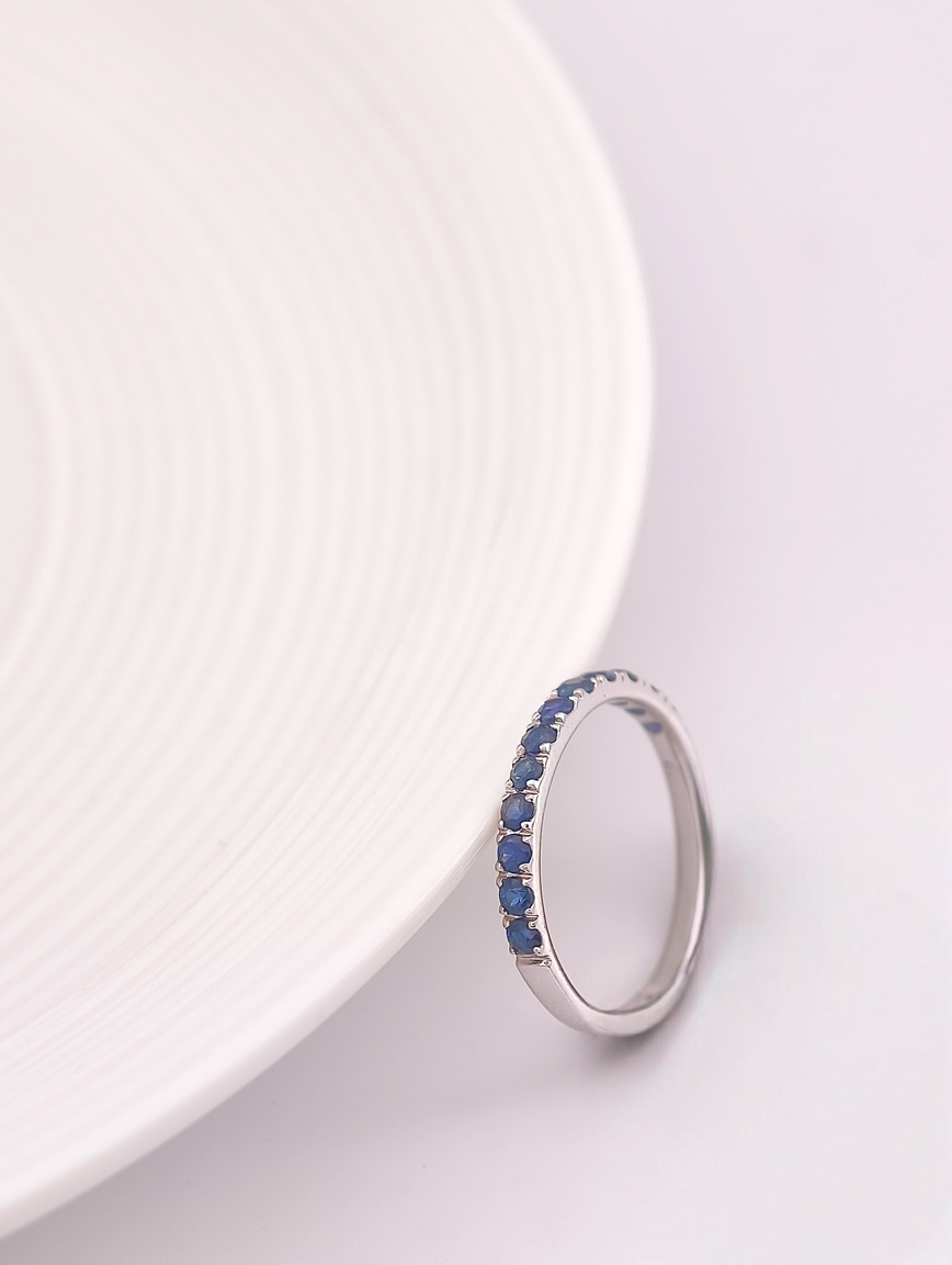 Natural Sapphire Simple Ring