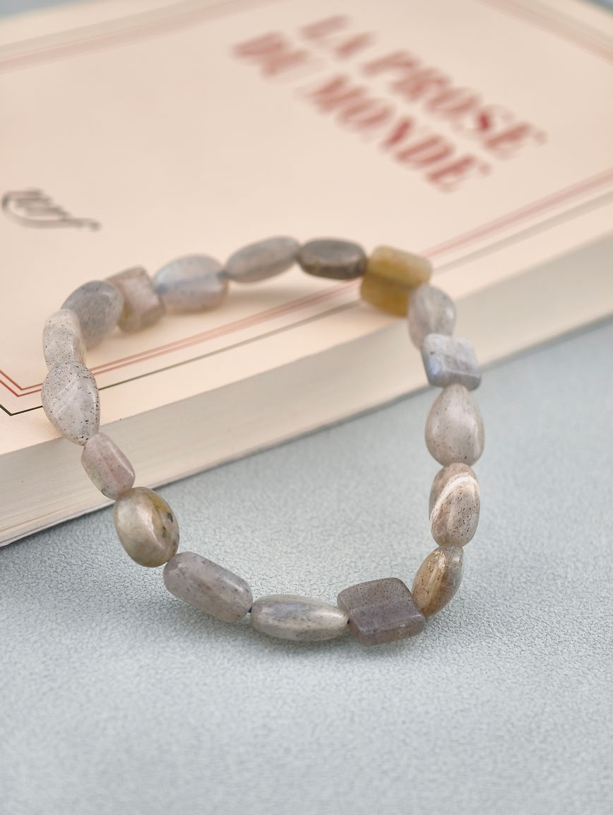 Irregular Shaped Labradorite Bracelet