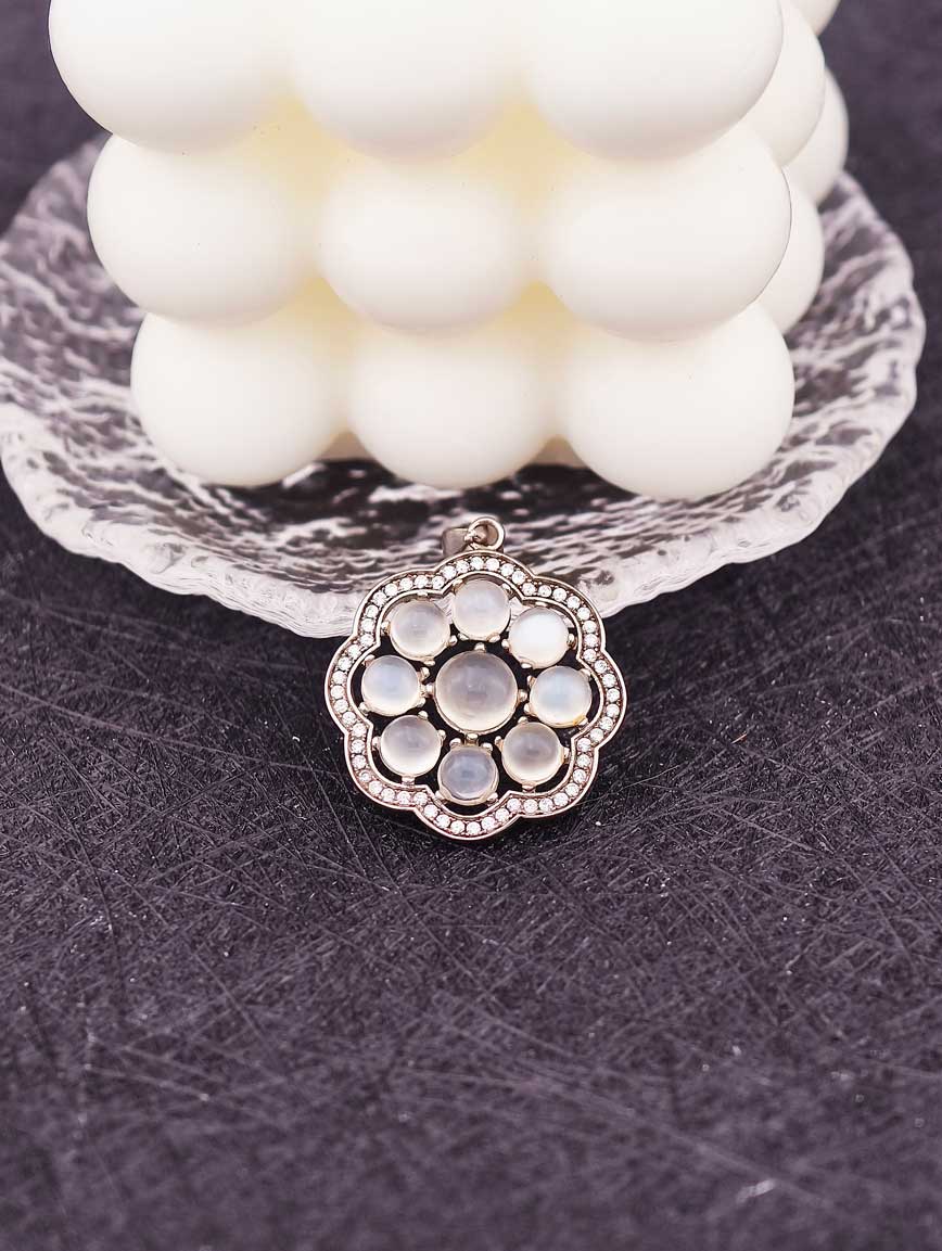 Natural Moonstone Delicate Style Pendant