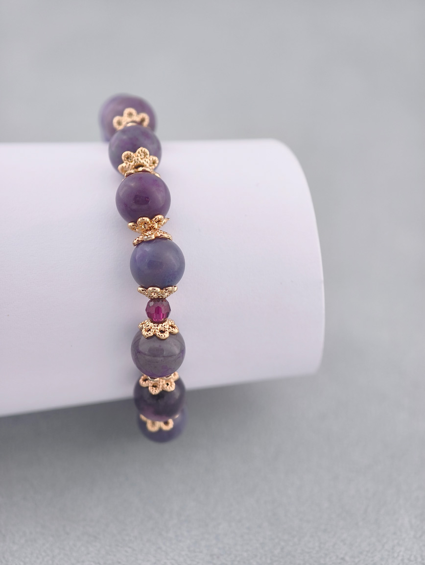 Natural Sugilite Delicate Style Bracelet