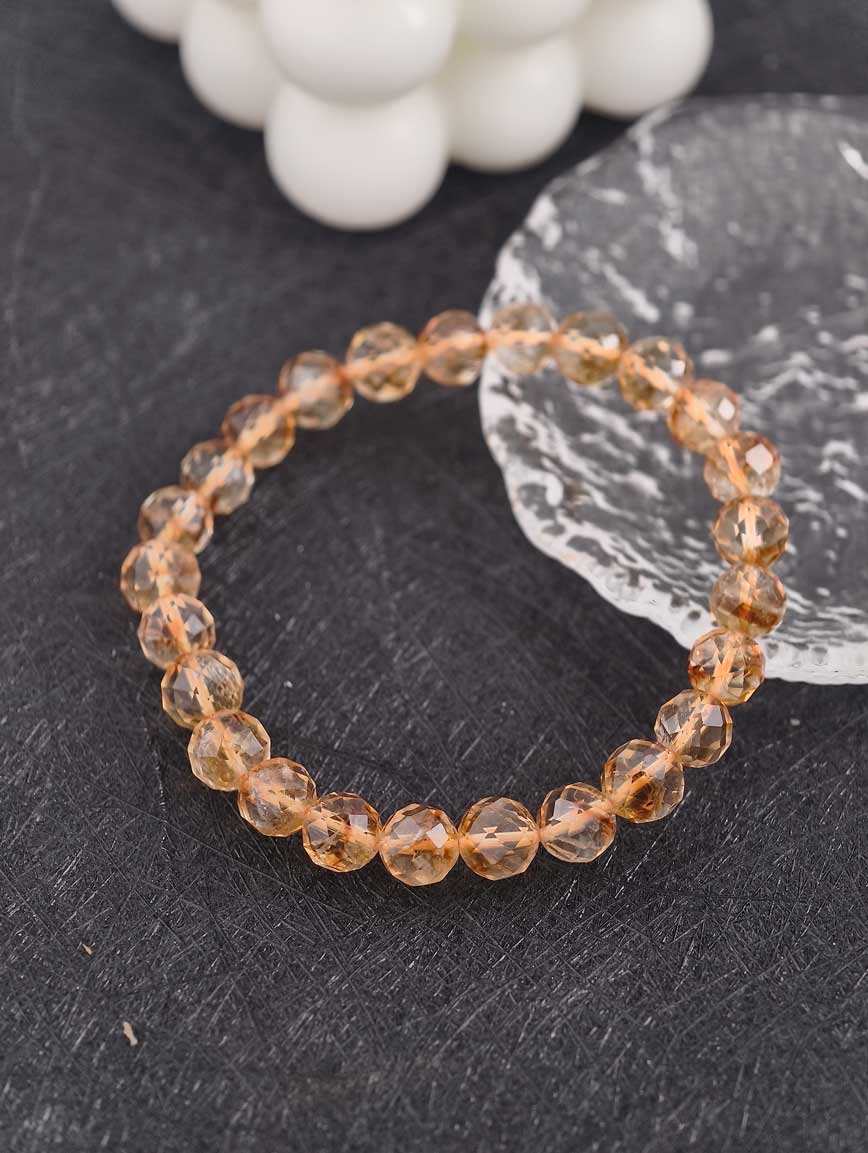 Natural Faceted Citrine Bracelet